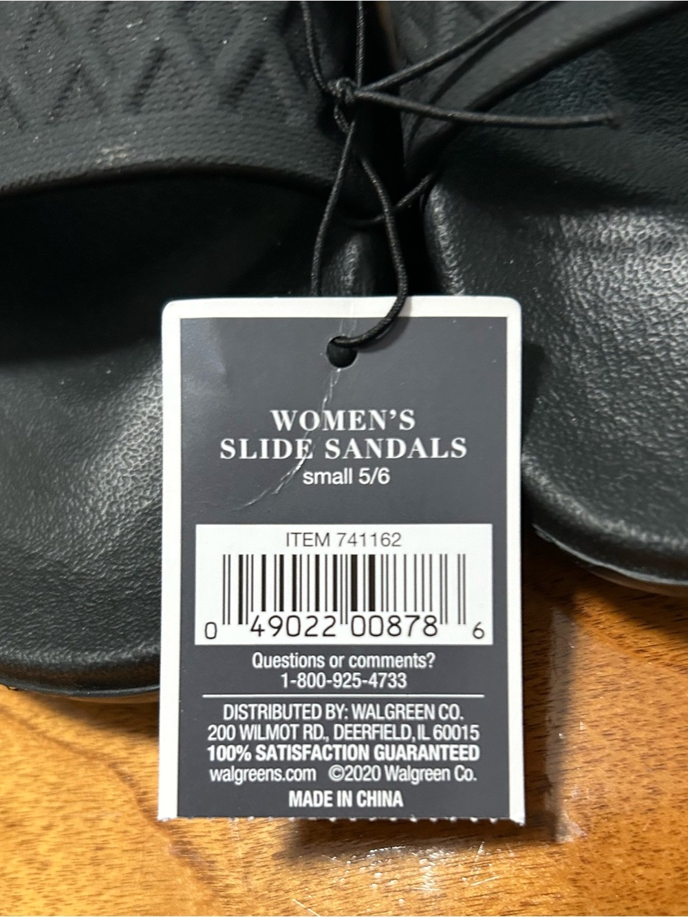 New West Loop Women's Slide Sandals Size 5/6 Black - Picture 5 of 5